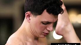 Stepmom Rachael Cavalli catches her porn addict stepson gooning.