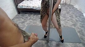 Glamour student rides his cock, cums inside, oh gosh!