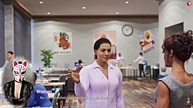 Lady Boss Feels Overwhelmed With Desire As She Sucks In The Parking Lot