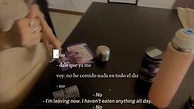 Pretty Sanjuanina Bent Over, Deepthroat, Orgasms with Saggy Tits, Wet Fucking by Semita Cousin