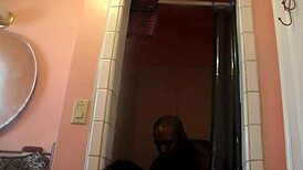 Shower sex with a curvy BBW and monster black cock, so hot! 🛁