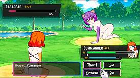 hey, wanna battle sexy pokemon monsters in oppaimon hentai game ep 4?
