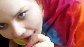 Real Teen Hannah Sucking My Cock with Pure Skill