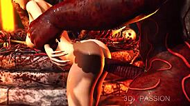 devil fucks super hot girl in hell 🔥