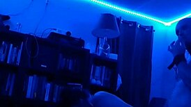 milf and young sluts in mff threesome with bondage and deepthroat