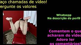 Brazilian mom dressed as naughty Santa shows off her big tits in this festive video