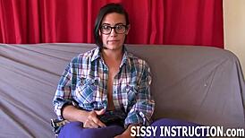 Sissy Boys Learn To Suck Cock In Femdom POV