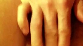 Cheating housewife gets her tight pussy licked hard!