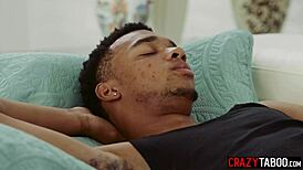 Horny teen Aften Opal with bubble butt goes hardcore interracial.