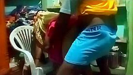 Indian Teacher Bends Student Over for Doggy Style!