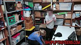 i'm blonde security getting spunked on in reality