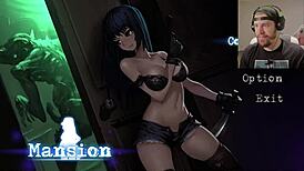 I regretted entering this creepy mansion for uncensored anime hentai action!