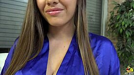 Skye West sneaks a hot doggystyle session while I'm away. What a brunette!