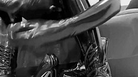 Exploring Fetish In Shiny Leggings And Boots