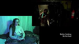 Brunette says, 'playing deadspace naked, want to join?' part 3