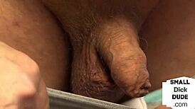 Watch that small cock get jerked?