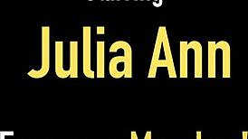 blonde julia ann dildo fucks her mature pussy just for you