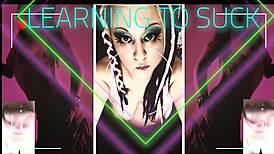 Horny Stepsister Teaches Cock Sucking for Watching