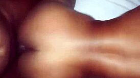 Yo, check this slim thick Vegas stripper from 2023 talking trash while riding hard on that dick.