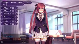 Detailed View of Amamiya Karen in Anime Game Hentai Scene