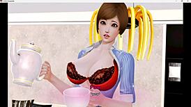 Lonely Housewife Feels Passion With Big Cock In Cheating Scene