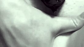 Olivia masturbates to orgasm in lingerie