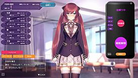 Detailed View of Amamiya Karen in Anime Game Hentai Scene