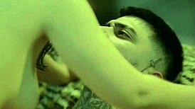 lucky man fucks girlfriend and kisses married friend in cowgirl riding tattoo pornstar latina