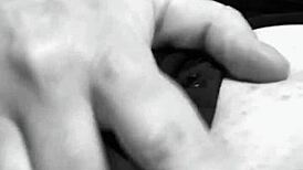 Olivia masturbates to orgasm in lingerie