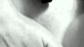 Olivia masturbates to orgasm in lingerie