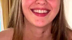 i got a pov blowjob and titjob from stacy cruz, that hot big tits teen babe