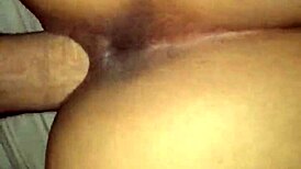 big butt latina gf squirts while taking both holes hard