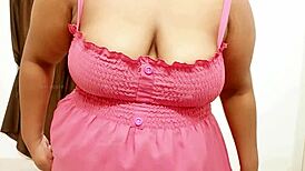 Asian Teen with Big Tits Gets Naughty