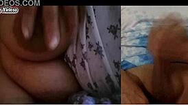 Hotwife says, 'Masturbate while I touch my big tits and pussy'