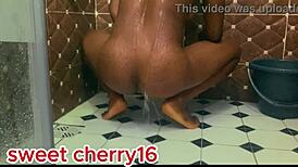 Lonely African Girl Gets Pussy Warming With Creampie And Big Tits