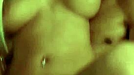 i'm watching this milf in leggings give blowjob before anal