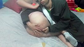 Fingering leads to side sex