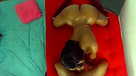 Ginebra seduces the bartender with her monster cock 😈