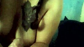 she performs oral sex in front of the camera