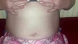 Using Vibrator In Sexy Underwear For Intense Orgasm