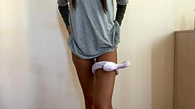 Caressing My Tight Pussy And Ass Close-Up, Want A Taste?