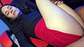 Slutty Stepsister Sucks Stepbrothers Dick And Fucks Him