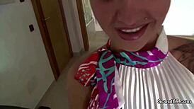 Teen With Big Tits Picked Up And Fucked Hard In Hotel POV