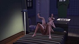 Rose blooms in winter with solo play in snowy Whimsville