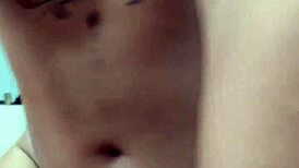 Hot sister-in-law tempts with stockings and blowjob in amateur fun