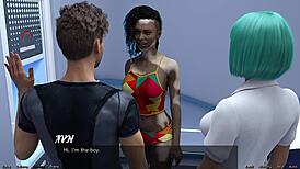 Stranded in Space 5: Black Women in Bed