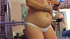 Hotwife Steffi Performs Seductive New Year Pussy Dance In Full Video