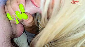 Stepmom Craves Hot Cum in Her Mouth in Bedroom