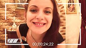 hot girlfriend strips and fingers herself on webcam for friend