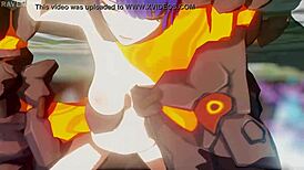 oh man, raiden’s in deep trouble again... part 2, messed up 3d hentai!